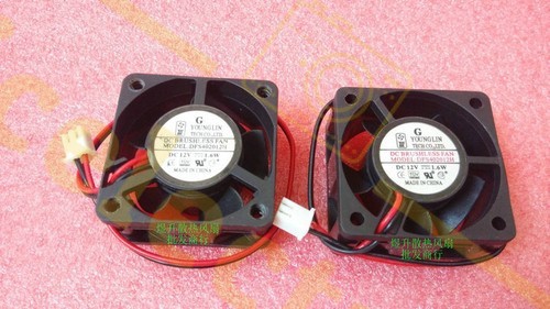 2pcs for YOUNGLIN 4020 DFS402012H DC12V 1.6W 0.13A Silent Cooling Fan