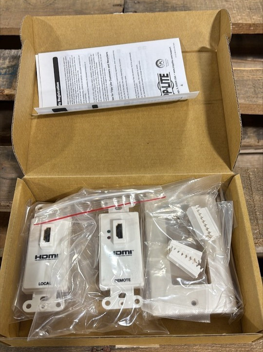 P167-000 Tripp Lite series HDMI over Dual Cat5/Cat6 Extender Wall Plate Kit