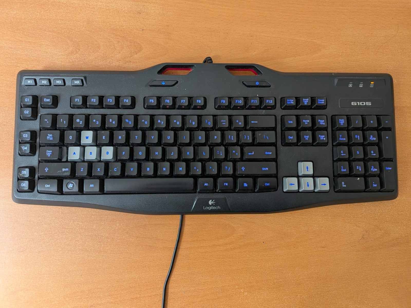 Logitech G105 Model Y-U0013 Wired Gaming Keyboard - TESTED  - WORKING