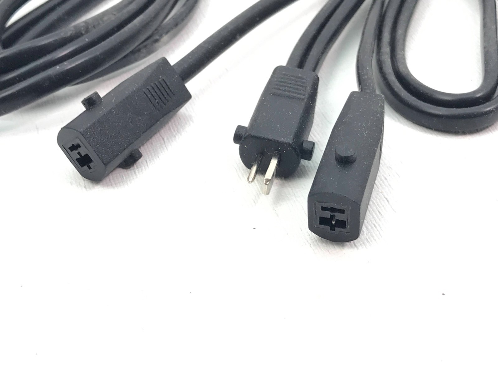 Fromann 47 Inches 2 Pin Splitter Lead Y Power Cable 2 Motors to 1 Power Supply f