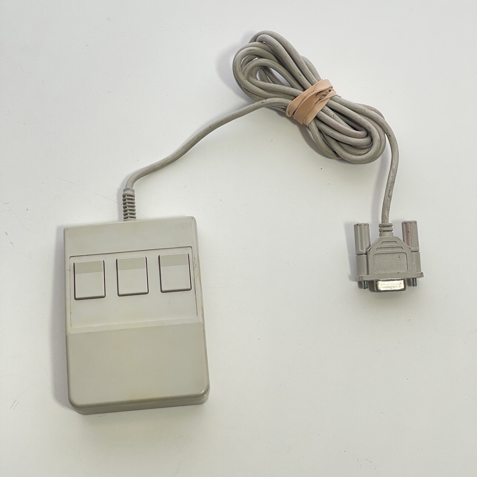 Vintage 3-Button Serial Mouse 90s Computers Collectible Tech Cool Home Computing