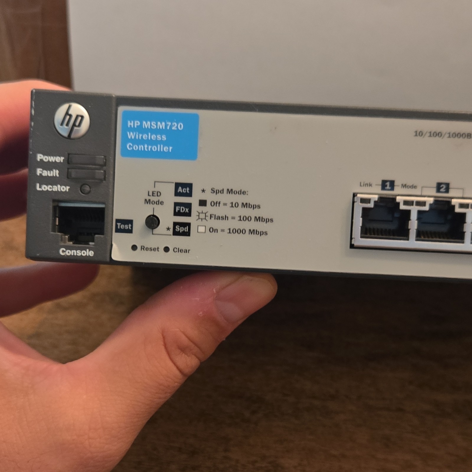 HP MSM720 J9693A 6-Port Gigabit Fully Managed Wireless Controller Rack SFP