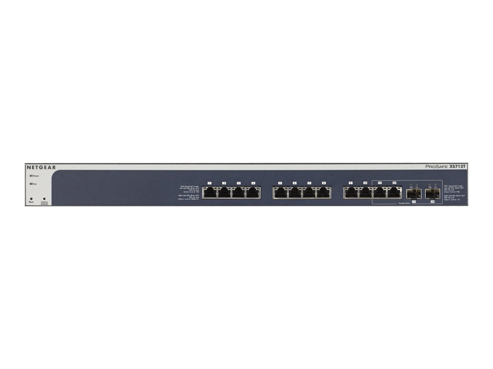 Netgear XS712T Switch II price incl VAT 3 yr warranty* B2B