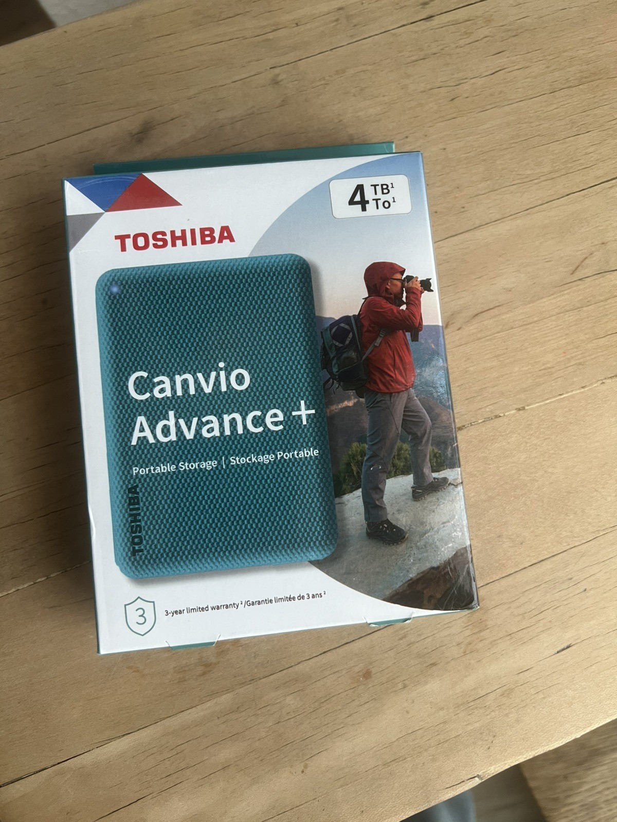 Toshiba Canvio Advance Plus 4 TB Portable Hard Drive - External - Green