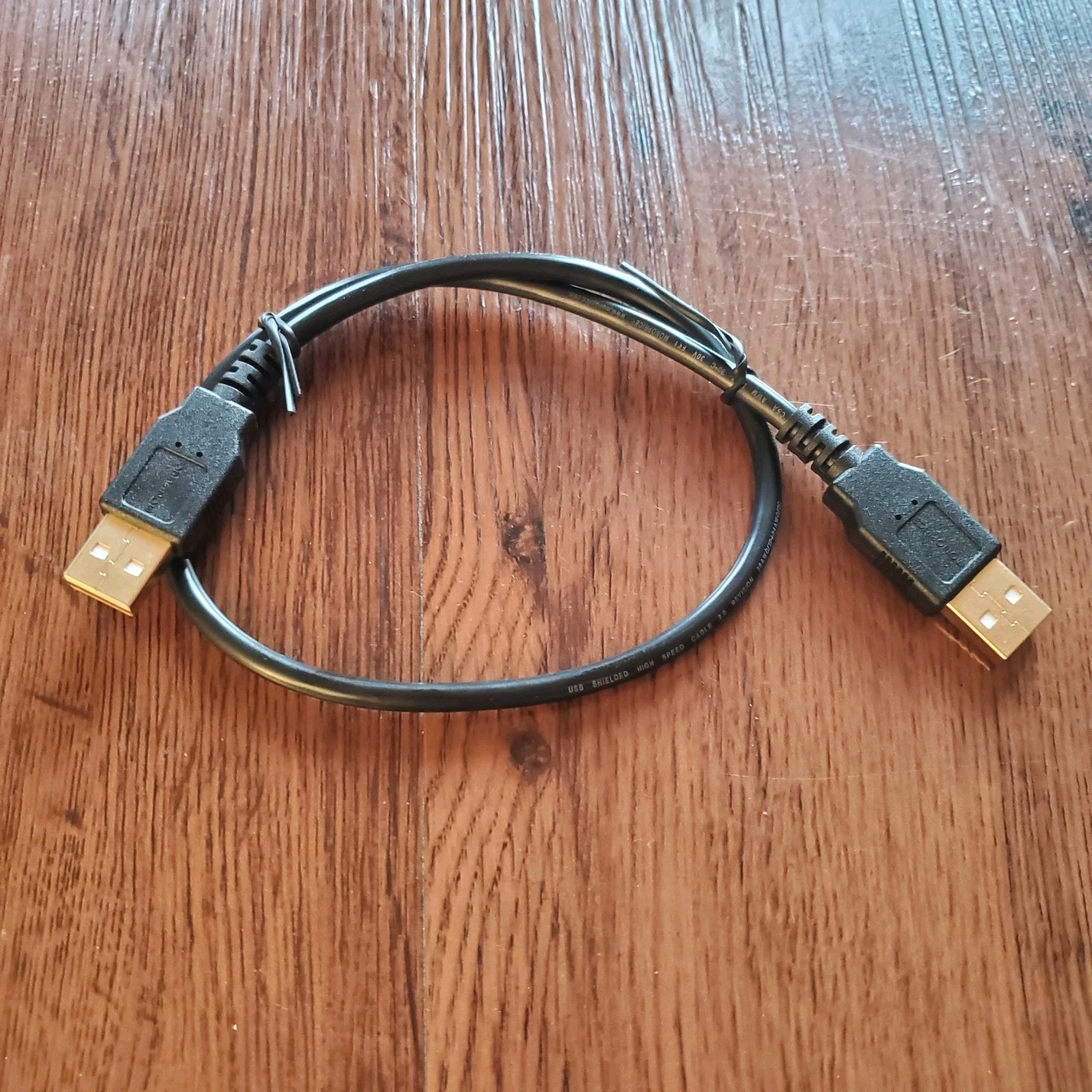 9 PCS Monoprice USB-A to USB-A 2.0 Cable 1.5ft