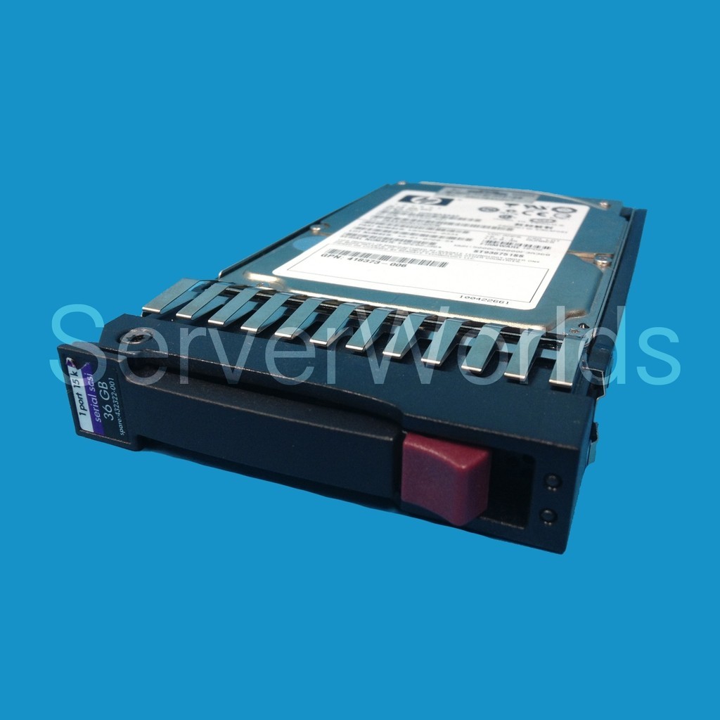 HP 36GB 15K SAS 2.5" 432322-B21 418373-006 431930-001 431933-B21