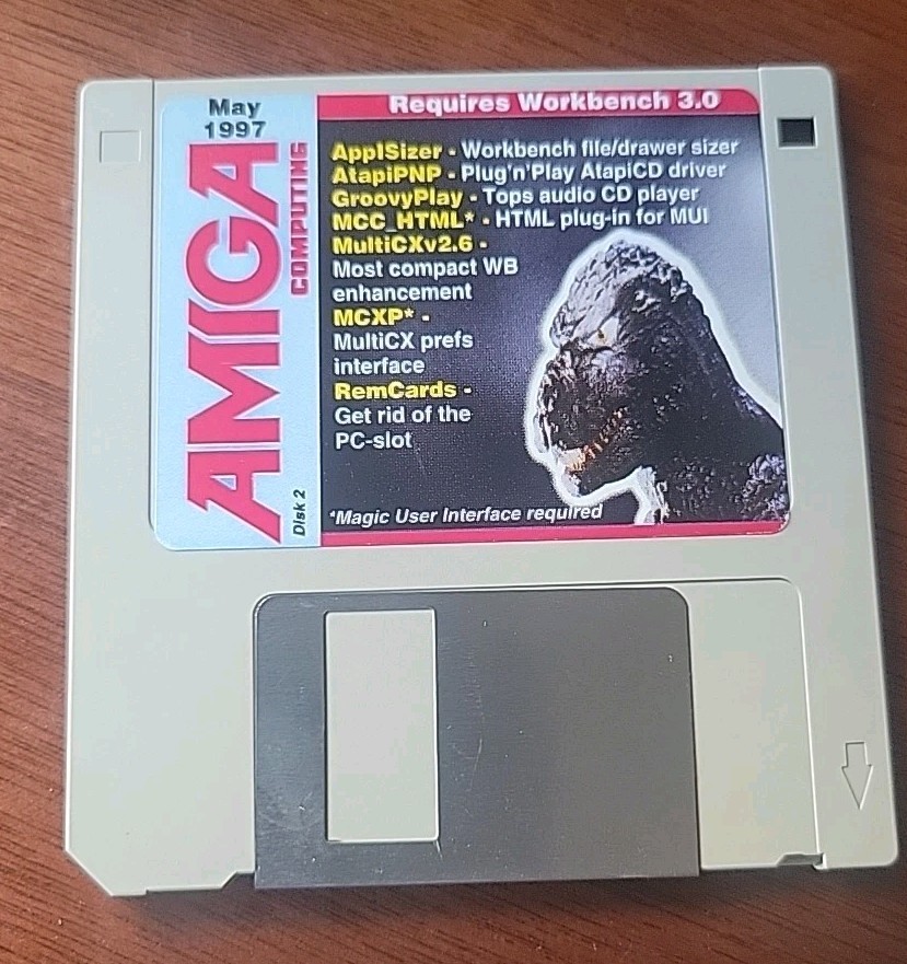 Amiga Magazine Cover Disk May 1997 Disk 2 Rare Item In Great Shape Commodore