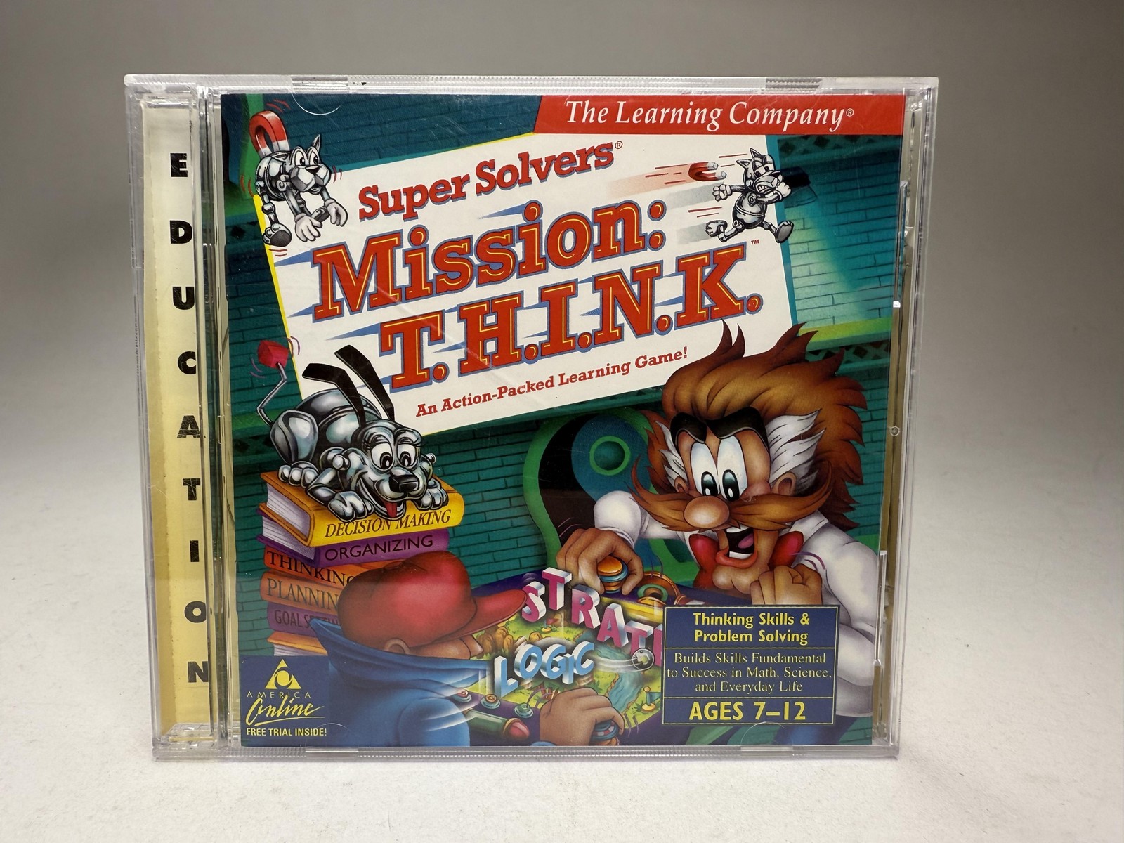 Vintage Super Solvers Mission T.H.I.N.K. The Learning Company 1997 PC Mac CD-ROM