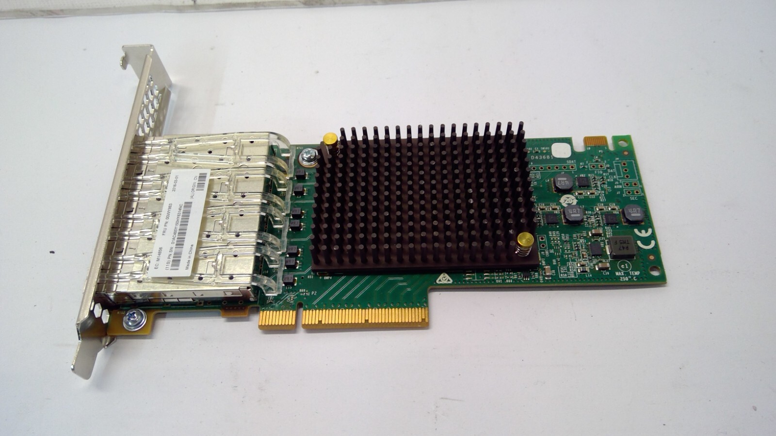 IBM 00WY983 Emulex LPe31004-M6-EIO 4-Port 16Gb FC PCIe HBA  High Profile