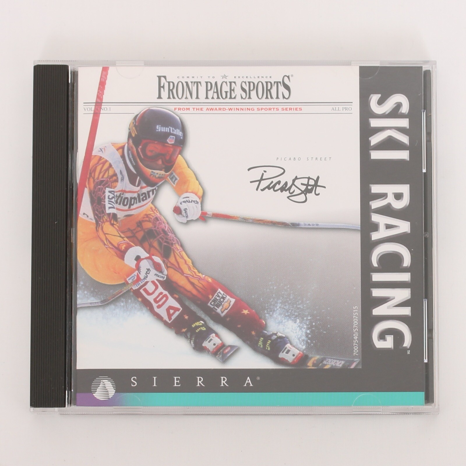 Ski Racing Vintage Sierra Windows PC Game CD-ROM from 1997 Skiing