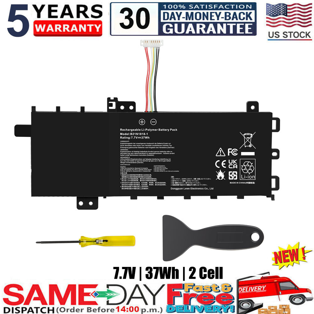 C21N1818-1 B21N1818-1 Battery for Asus X512UF X512FB X512FA X712UA 2ICP7/54/83