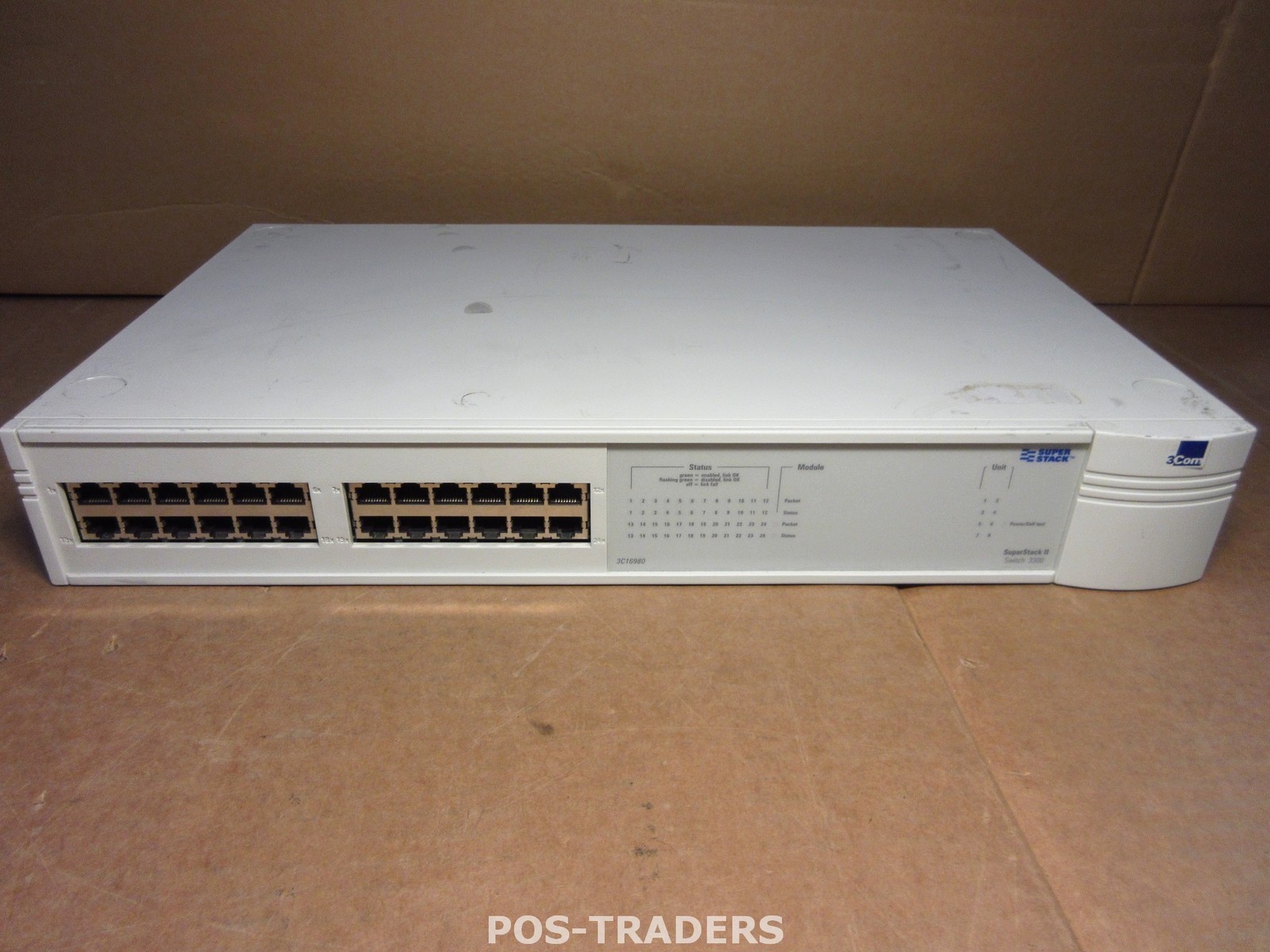 3COM 3C16980 3300 Superstack II 24-Port Managed Network Switch Stackable