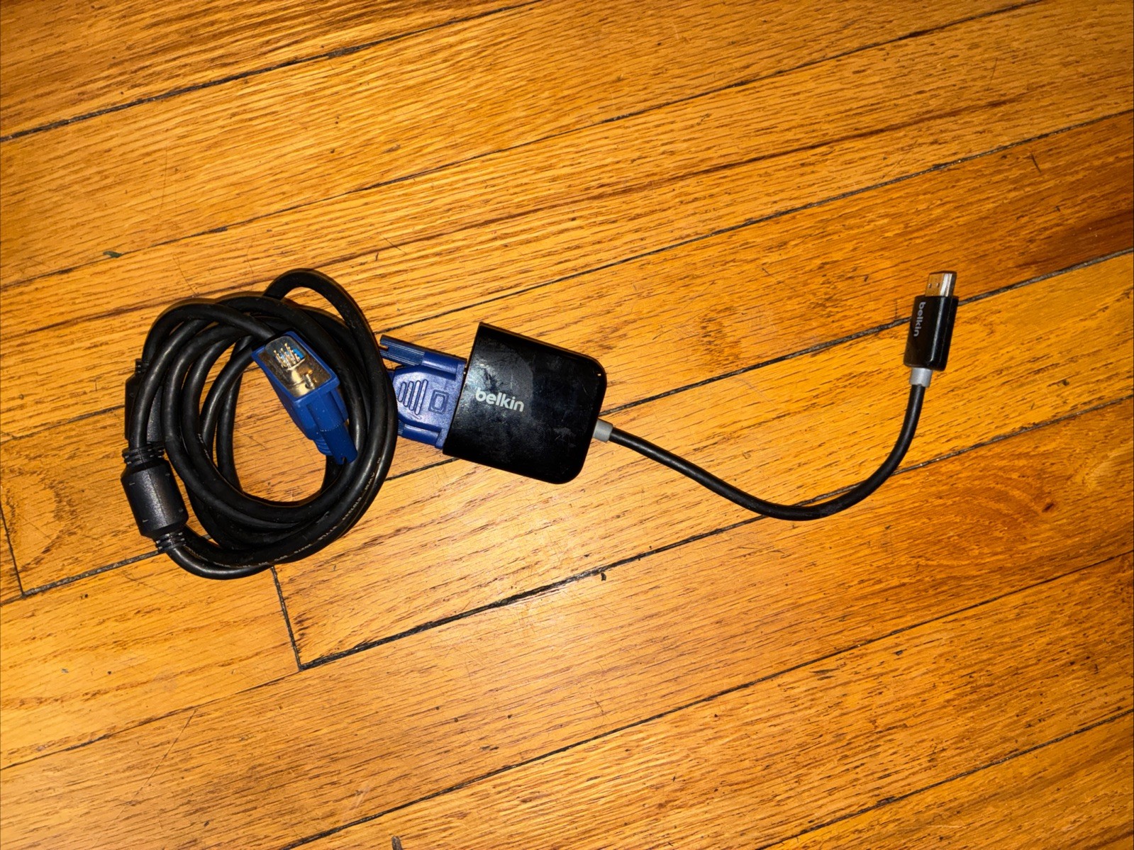 VGA to HDMI cable Set With Belkin VGA to HDMI adapter