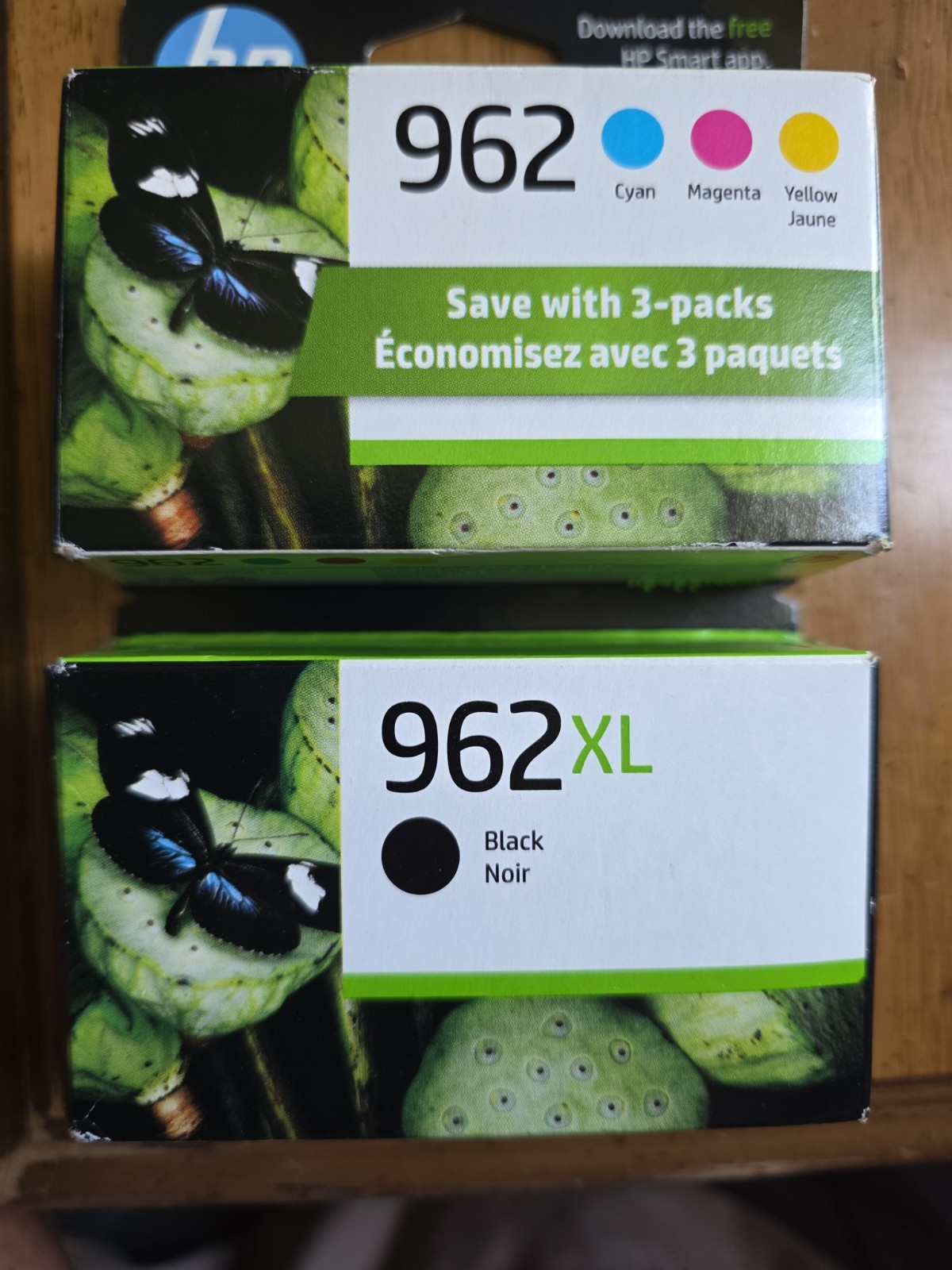 HP 962XL 962 Ink Cartridge 4 Pack Black Xl Cyan Magenta Yellow - Exp 2027