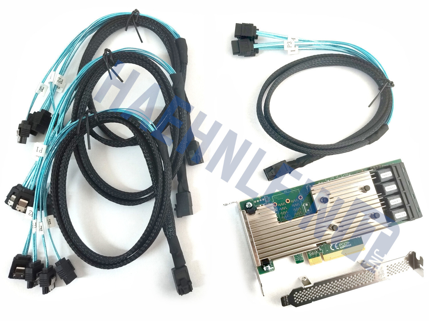 Broadcom 9305-16i SATA SAS HBA Controller RAID 12Gbps PCIe x8 + 4x SATA cables