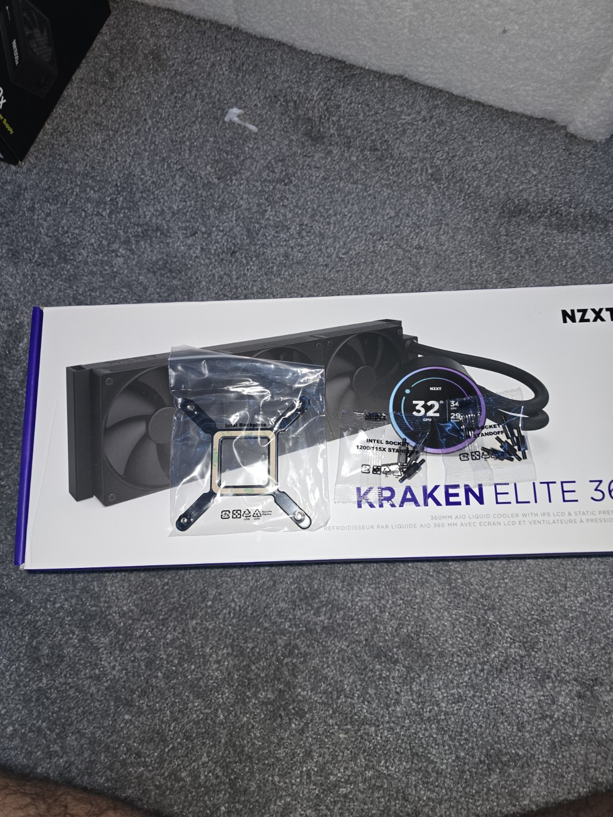 INTEL BRACKET for NZXT Kraken Elite 360 AIO