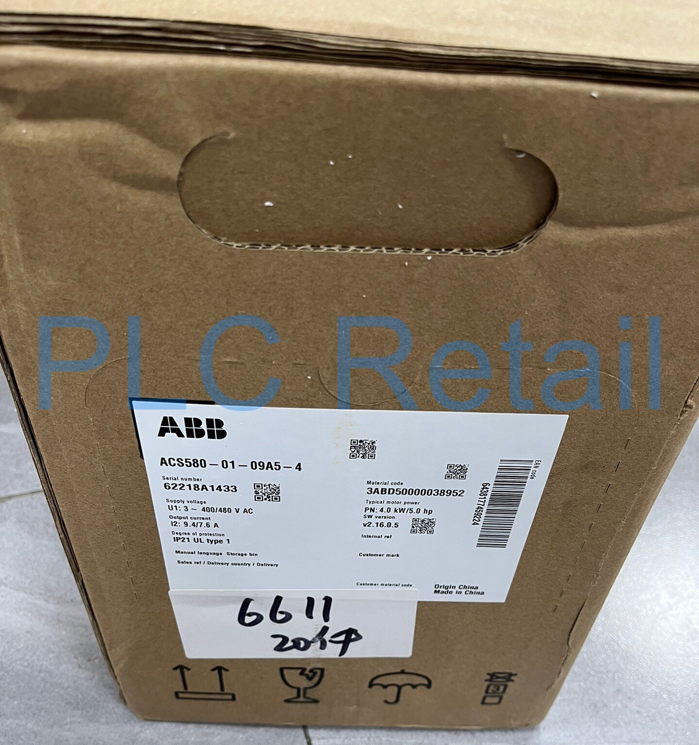 1PCS NEW ABB ACS580-01-09A5-4 frequency converter  Fast delivery