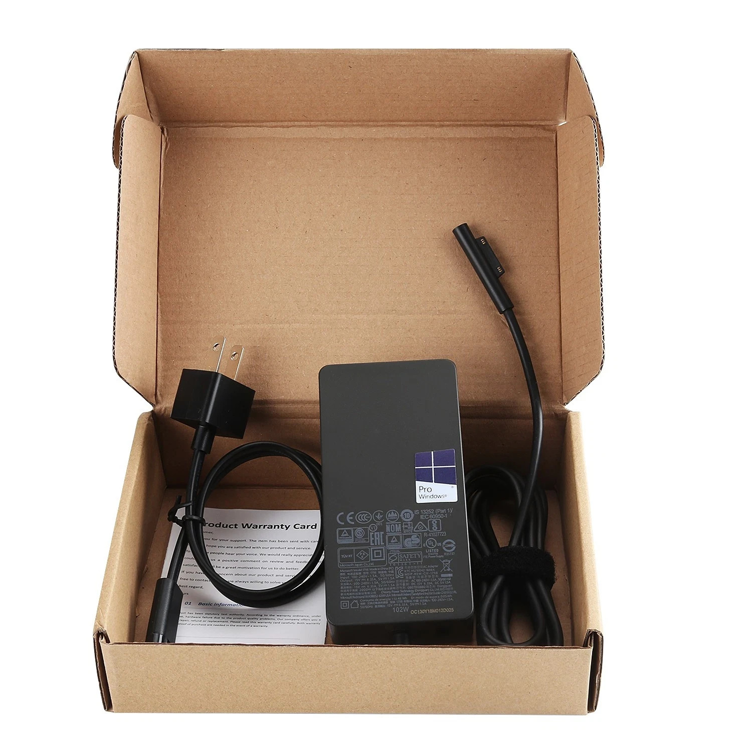 Geniune OEM 102W AC Power Adapter Charger Microsoft Surface Pro Book 2 3 1798
