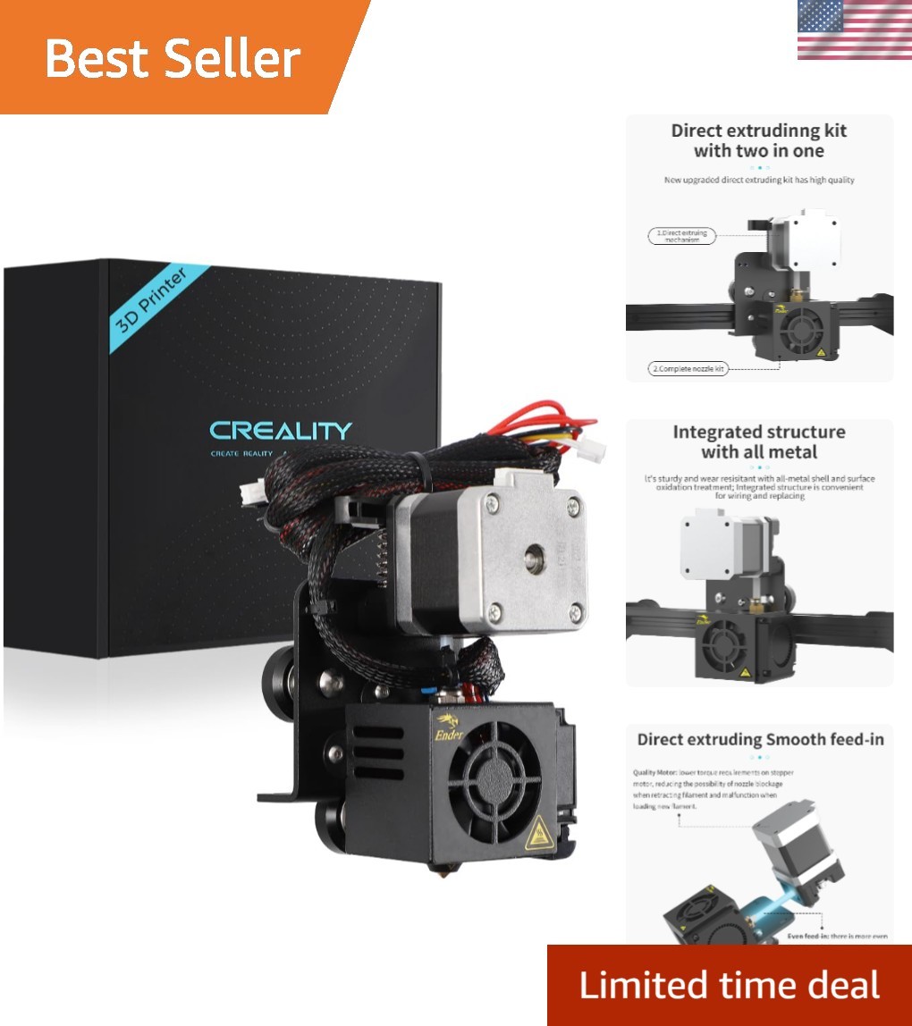 Upgrade Your Ender 3 with Direct Drive Extruder - Supports Flexible Filaments