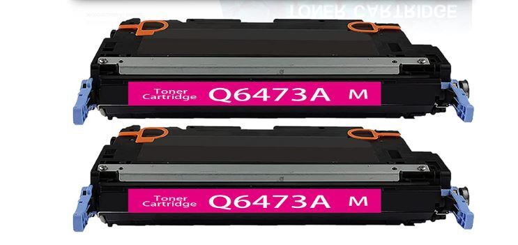 New 2 x Magenta Toner for HP Color LaserJet 3600N  3600dn Toner Q6473A HP 502A