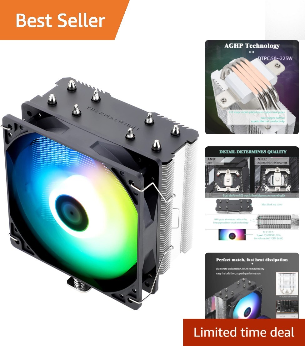 Assassin X120 Refined ARGB CPU Cooler - Ultimate Cooling for Intel & AMD Systems