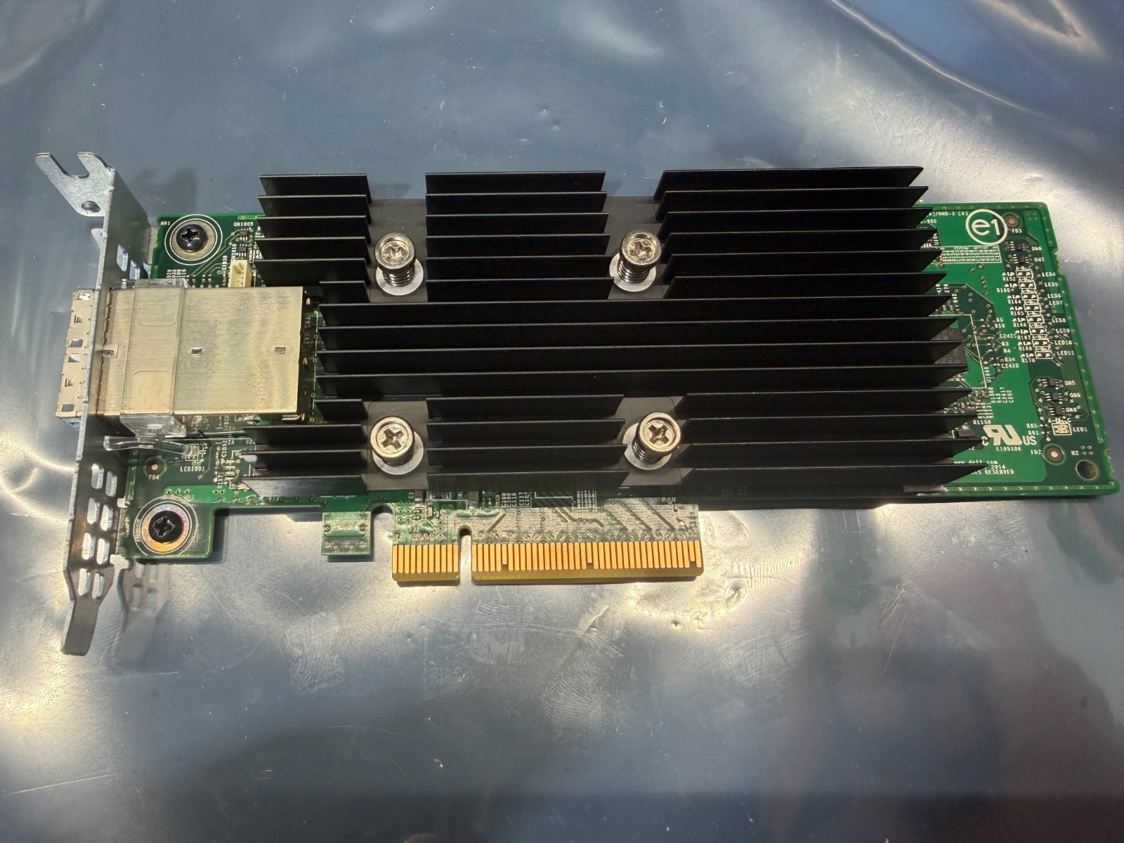 Dell Dual-Port 12Gb/s SFP SAS Host Bus Adapter Dell P/N: 0T93GD