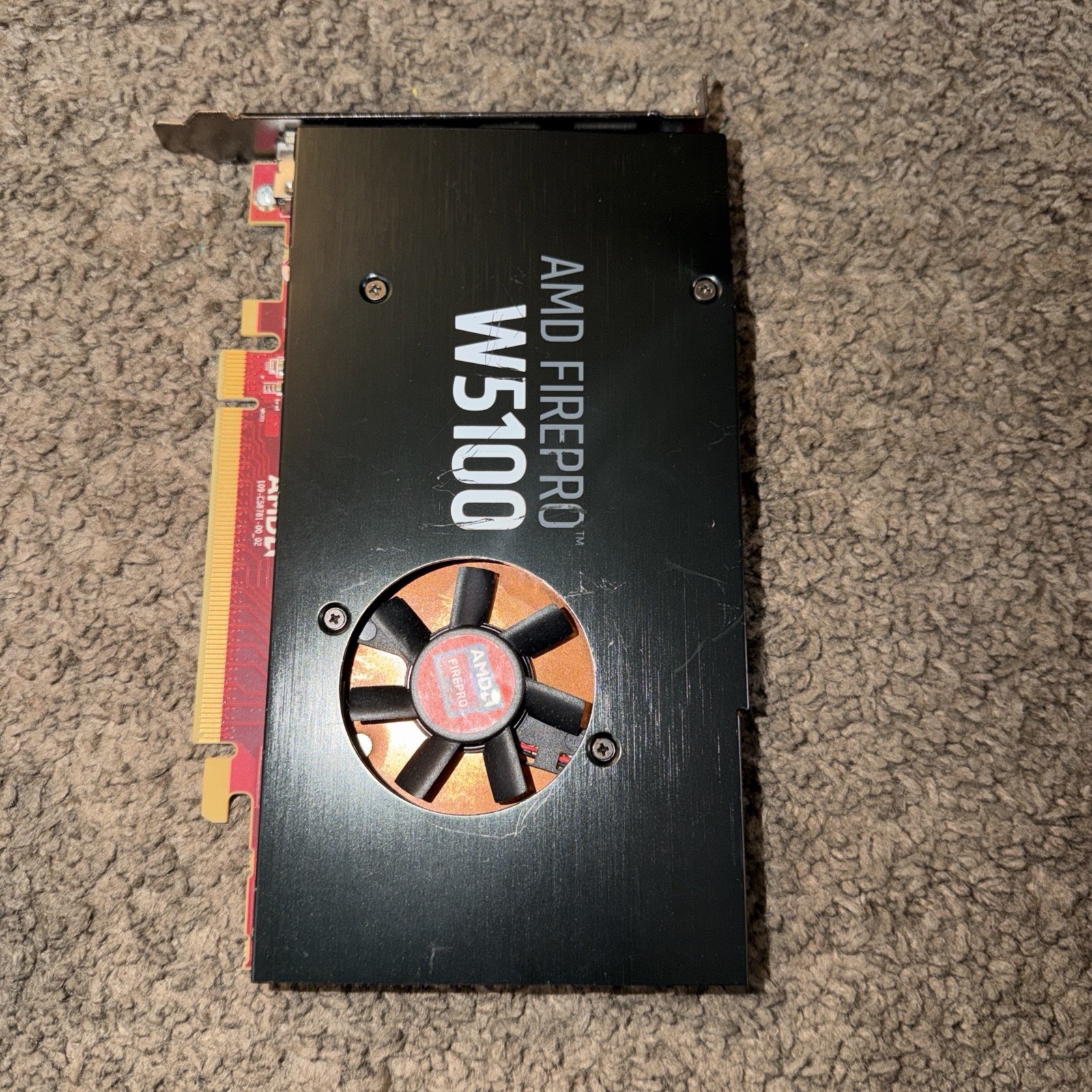 AMD FirePro W5100 PCIe x16 Workstation Graphics Card Fan 4x DisplayPort Multi