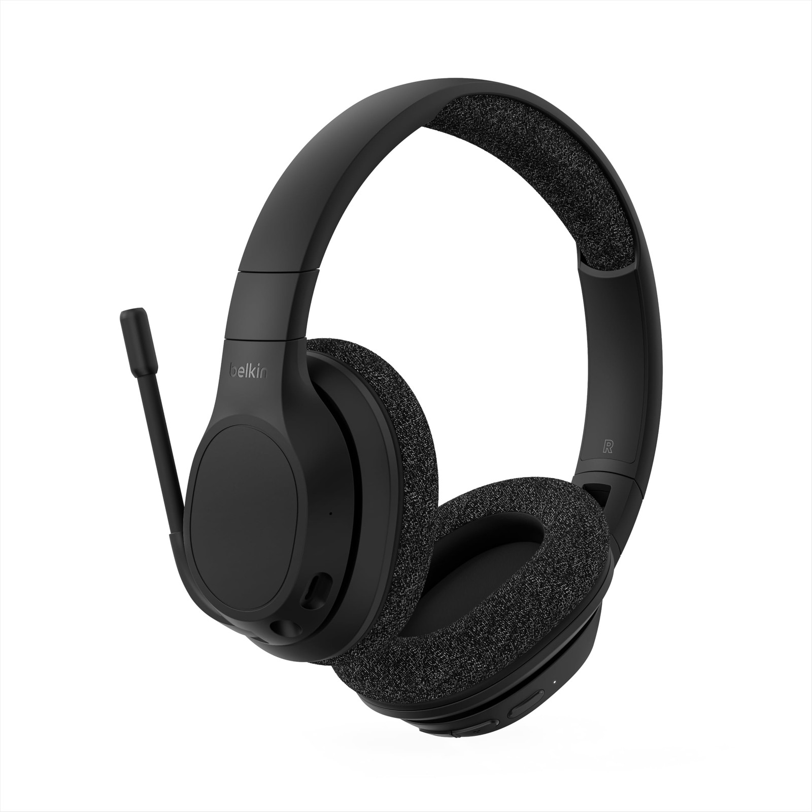 Belkin SoundForm Adapt Headphones Bluetooth Boom Mic Black