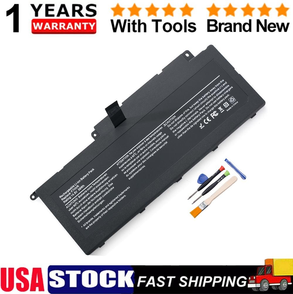 F7HVR 062VNH G4YJM T2T3J Battery For Dell Inspiron N7437 N7537 14 15 17 7000 NEW