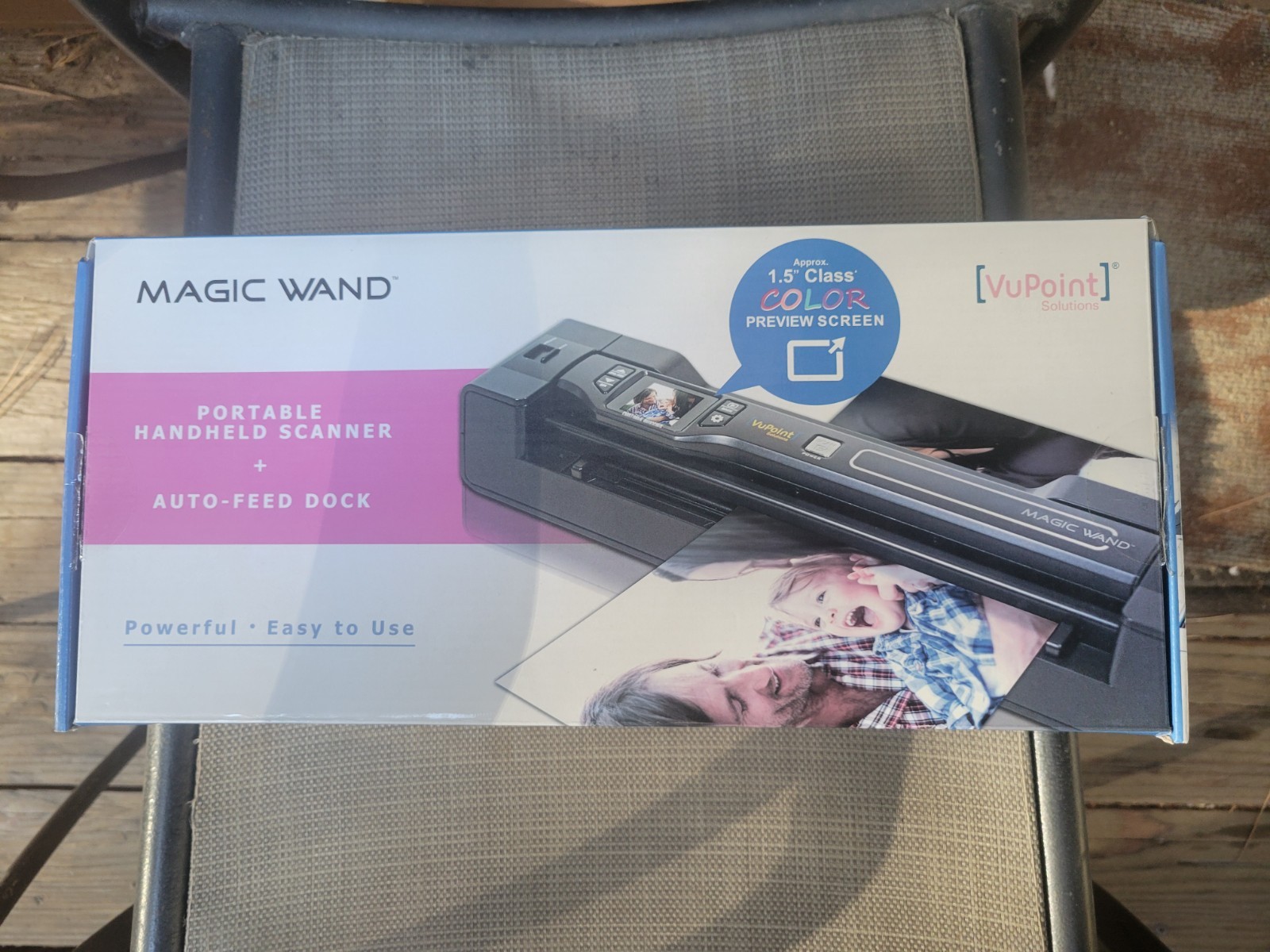 VuPoint Magic Wand Portable Handheld Scanner + Auto-Feed Dock
