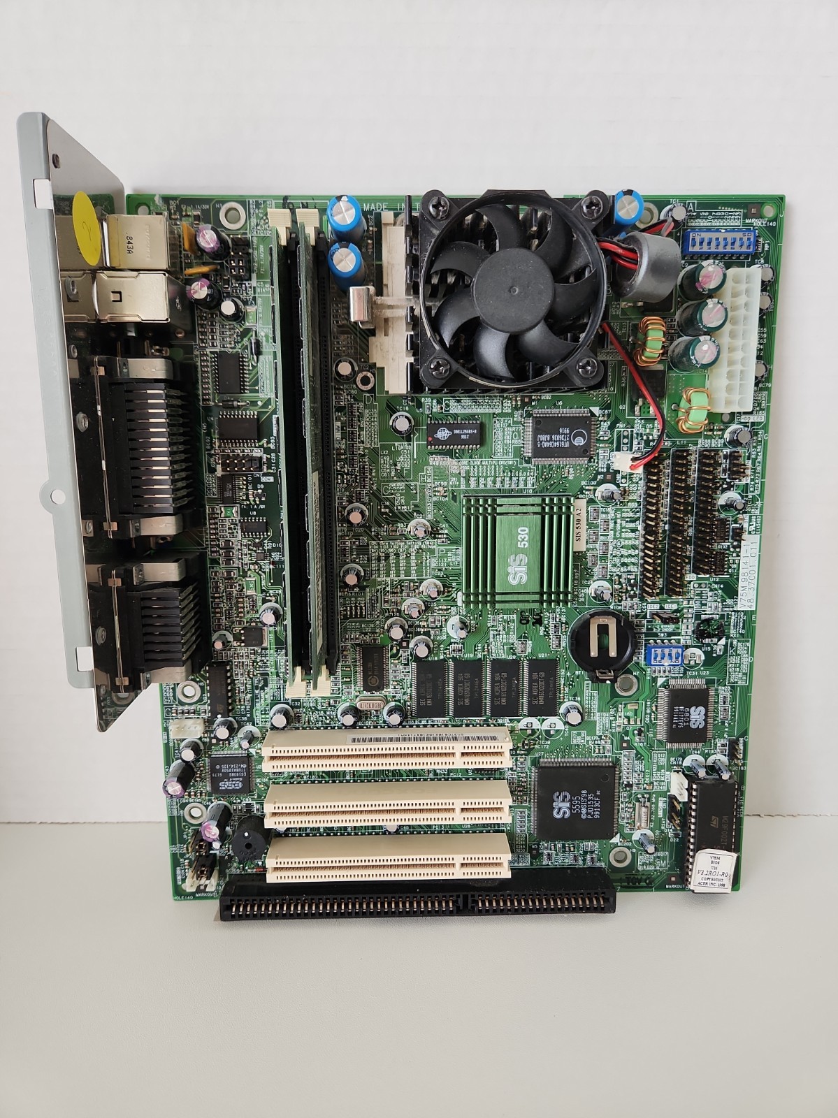 Vintage IBM Aptiva 2170 Motherboard AMD K6-2 475MHZ 192MB RAM SOCKET 7 RETRO