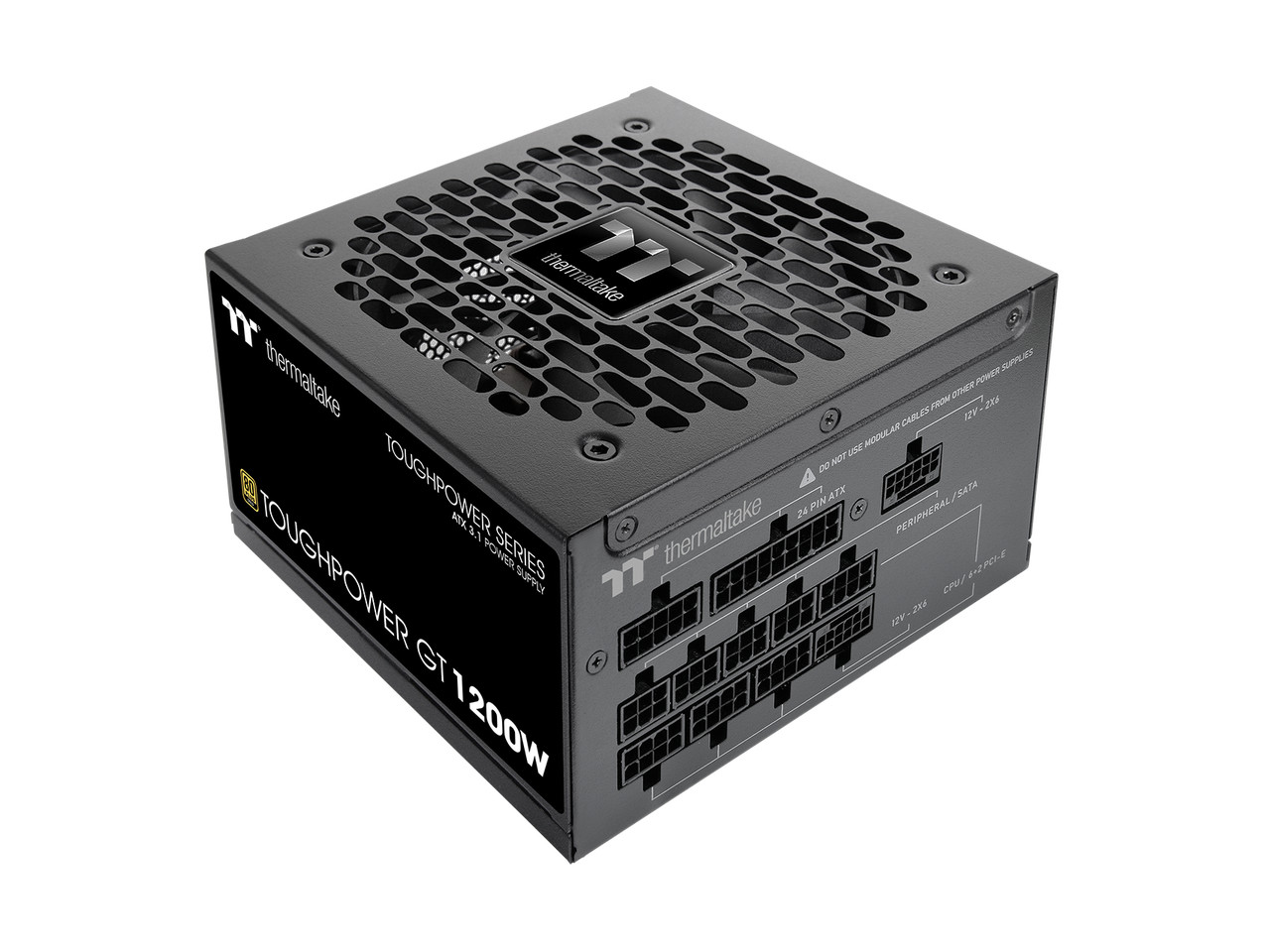 Thermaltake Toughpower GT 1200W; ATX 3.1; x2 Native PCIe 5.1 12V-2x6; Full