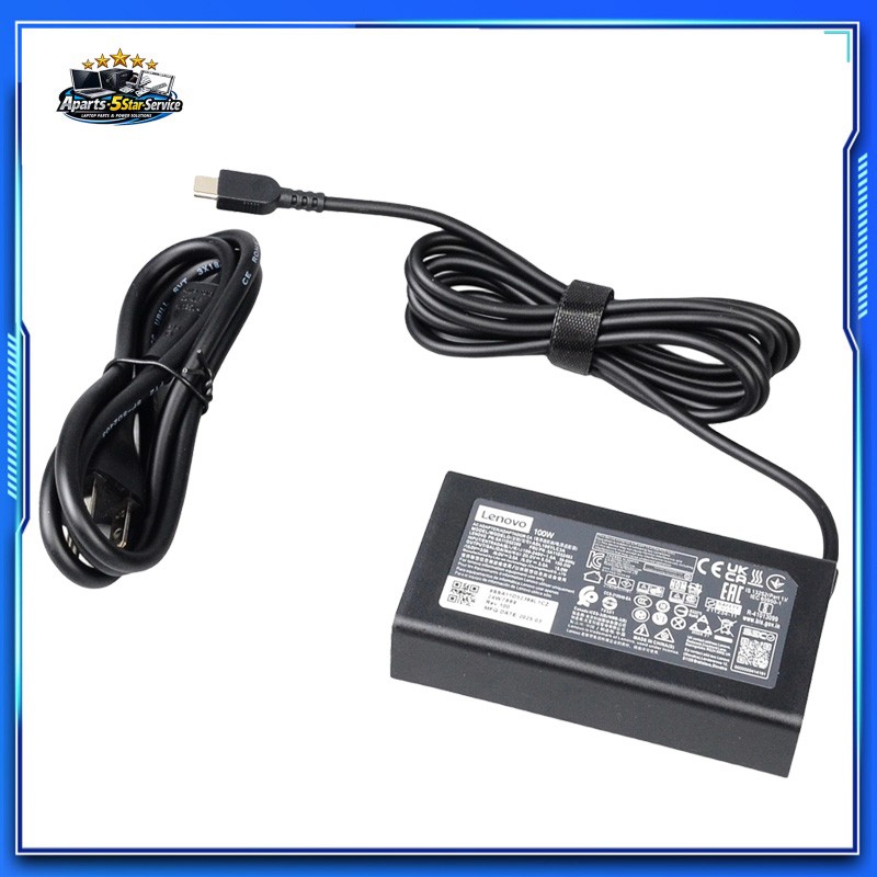 NEW 100W USB-C Adapter Charger for Lenovo Laptop ADL100YDC3A 5A11D52398 20V 5A