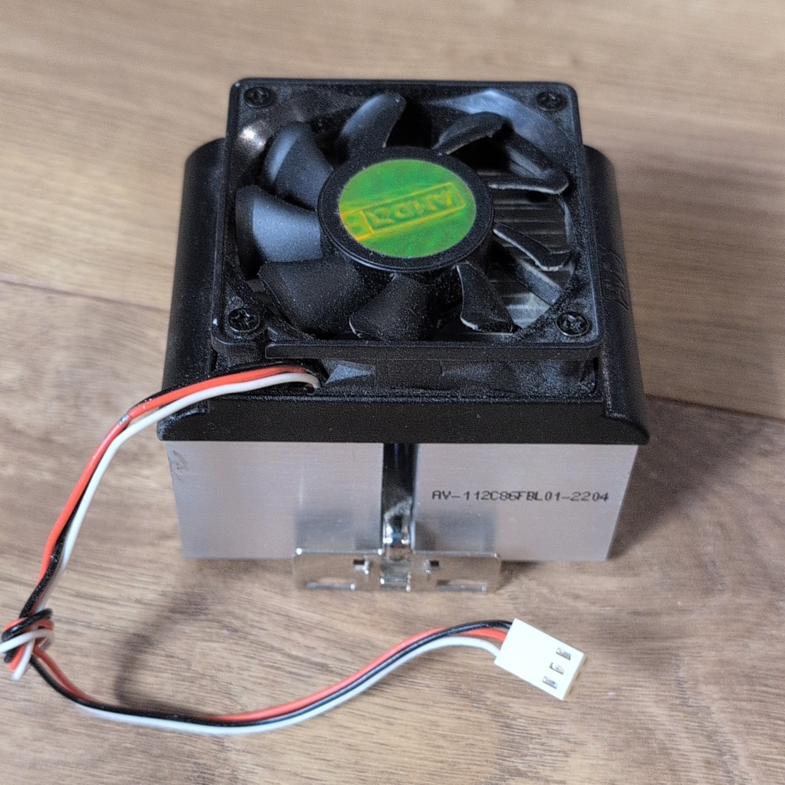 AVC CPU Fan w/ Aluminum Heatsink 2-Pin Black/Silver AV-112C86FBL012204