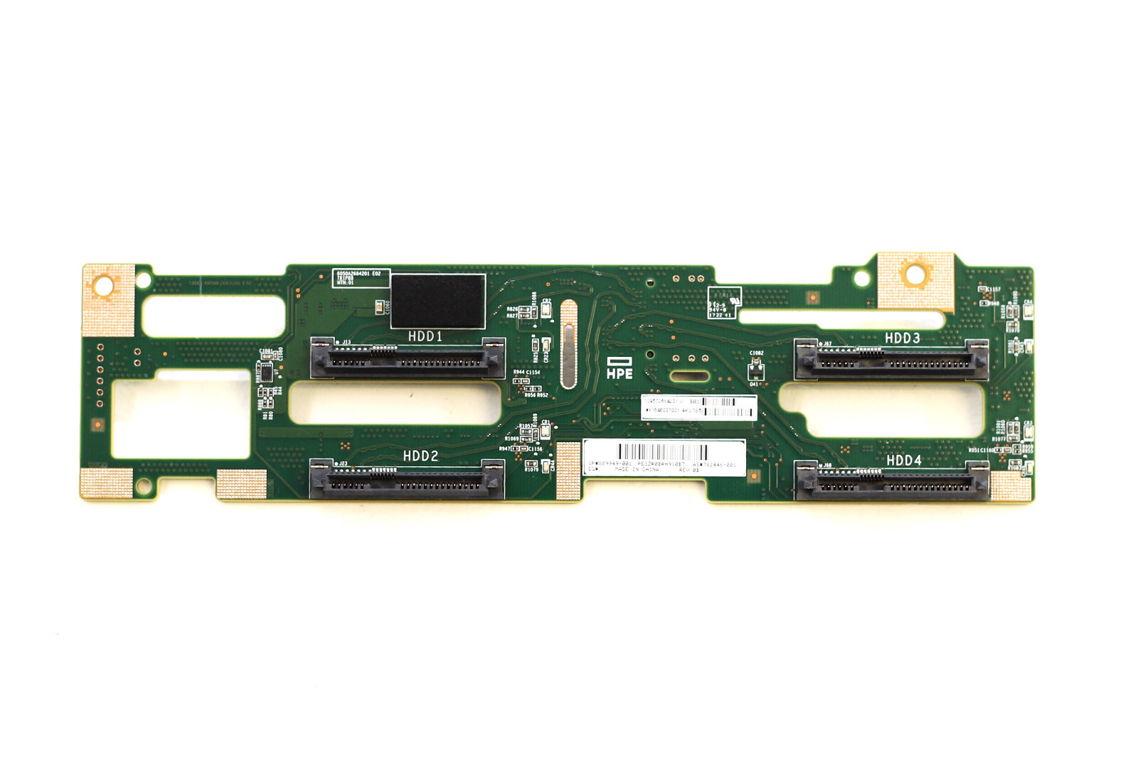 HP Apollo 4200 4-Bay LFF SAS Rear Hard Drive Backplane P/N: 809949-001 Tested