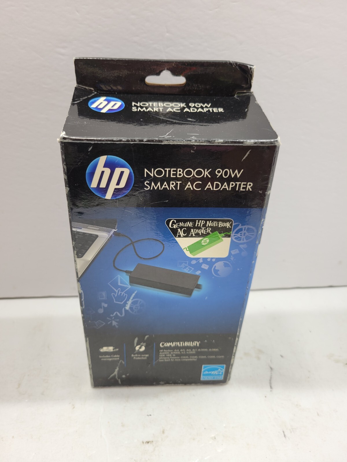 Genuine HP Notebook 90W Smart Power AC Adapter HP Pavilion HDX 16 Laptop Charger