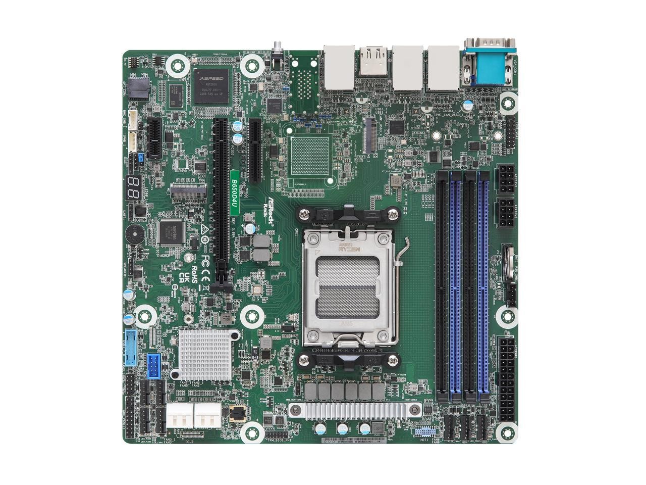 AsRock Rack B650D4U Micro-ATX Server Motherboard Single Socket AMD EPYC™