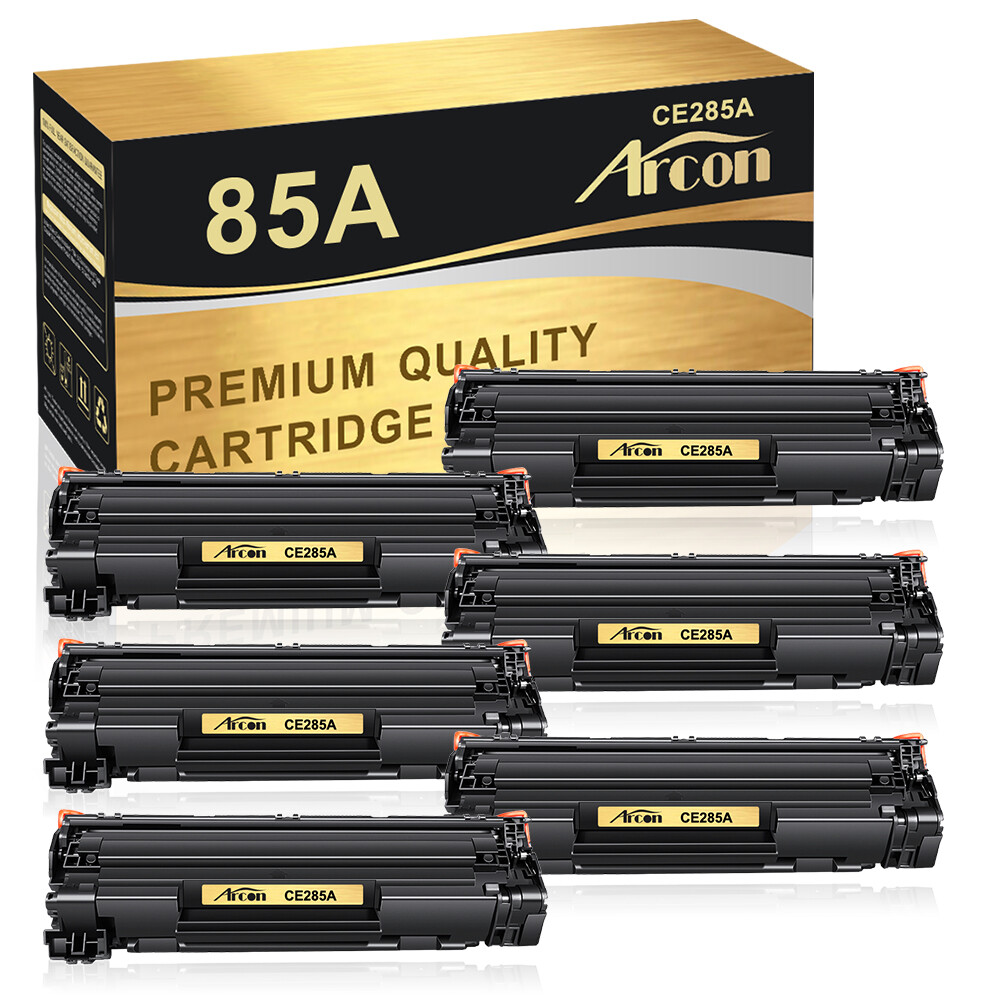 6pk CE285A 85A Ink Toner Cartridge for HP LaserJet Pro P1102W M1212nf MFP Black