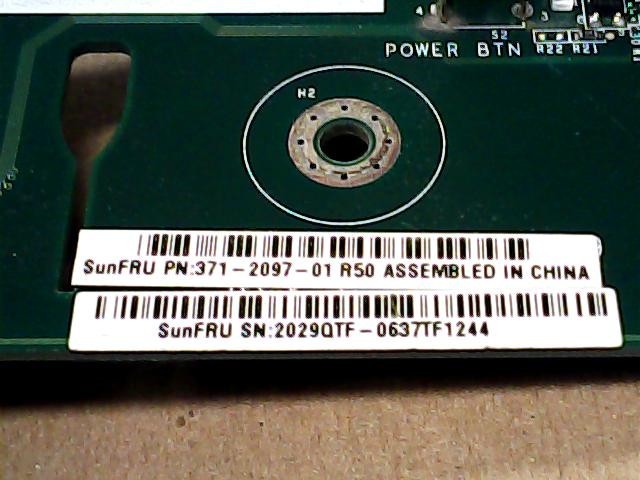 Sun SunFire 371-2097-01 Front IO Board for X4100 X4200 Servers