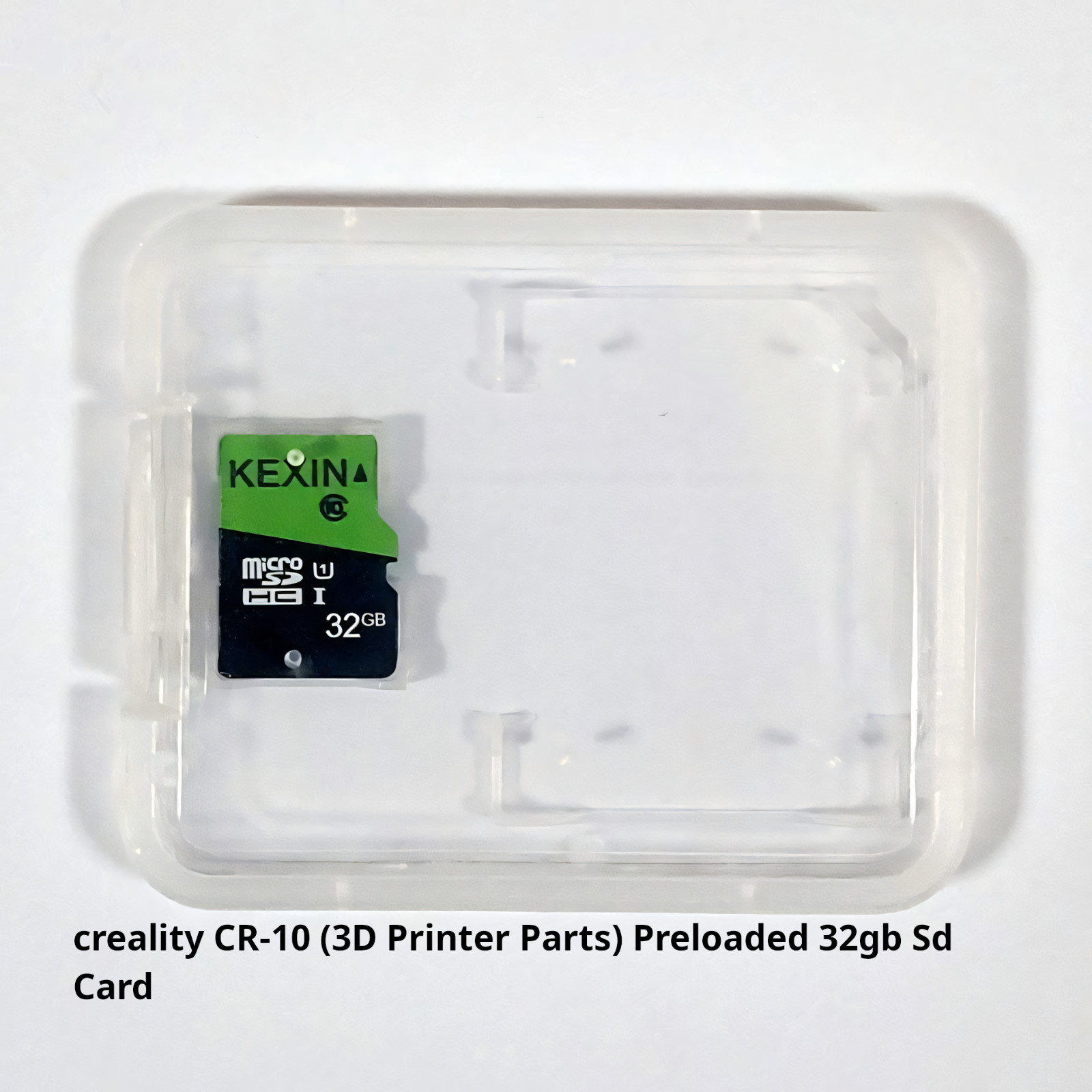 creality CR-10 (3D Printer Parts) Preloaded 32gb Sd Card