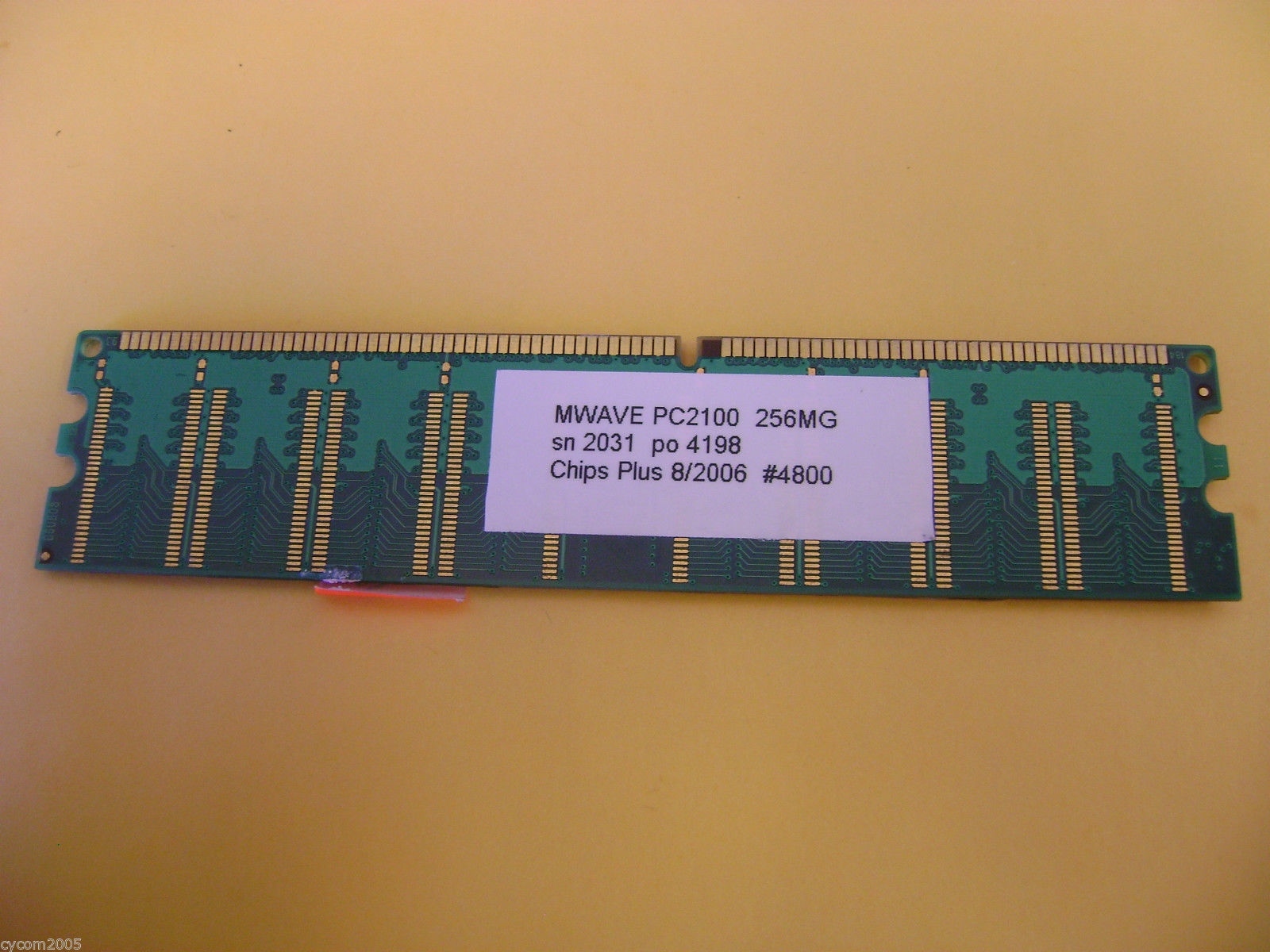 Gateway Profile 4 Samsung 256MB DDR 266 PC2100 M368L3313DTL-CB0  K4H280838D-TCB0