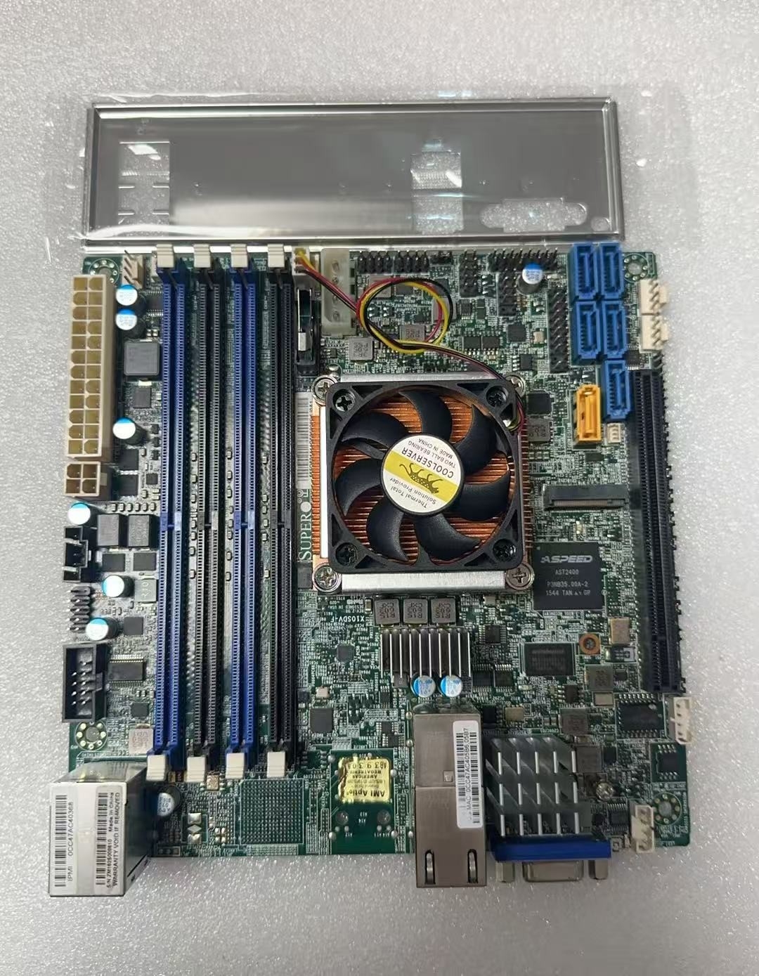 Supermicro X10SDV-16C-TLN2F server ITX Motherboard XEON D1581 dual 10 Gigabit