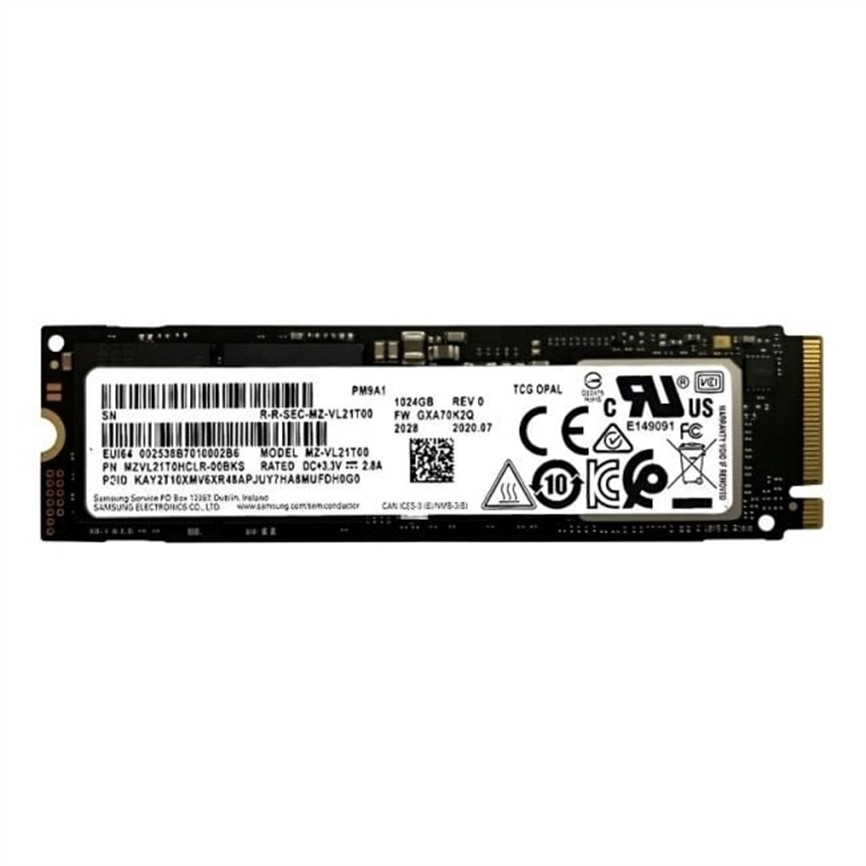 Samsung PM9A1 MZ-VL21T100 1TB PCIe 4.0 NVMe 2280 Solid State Drive