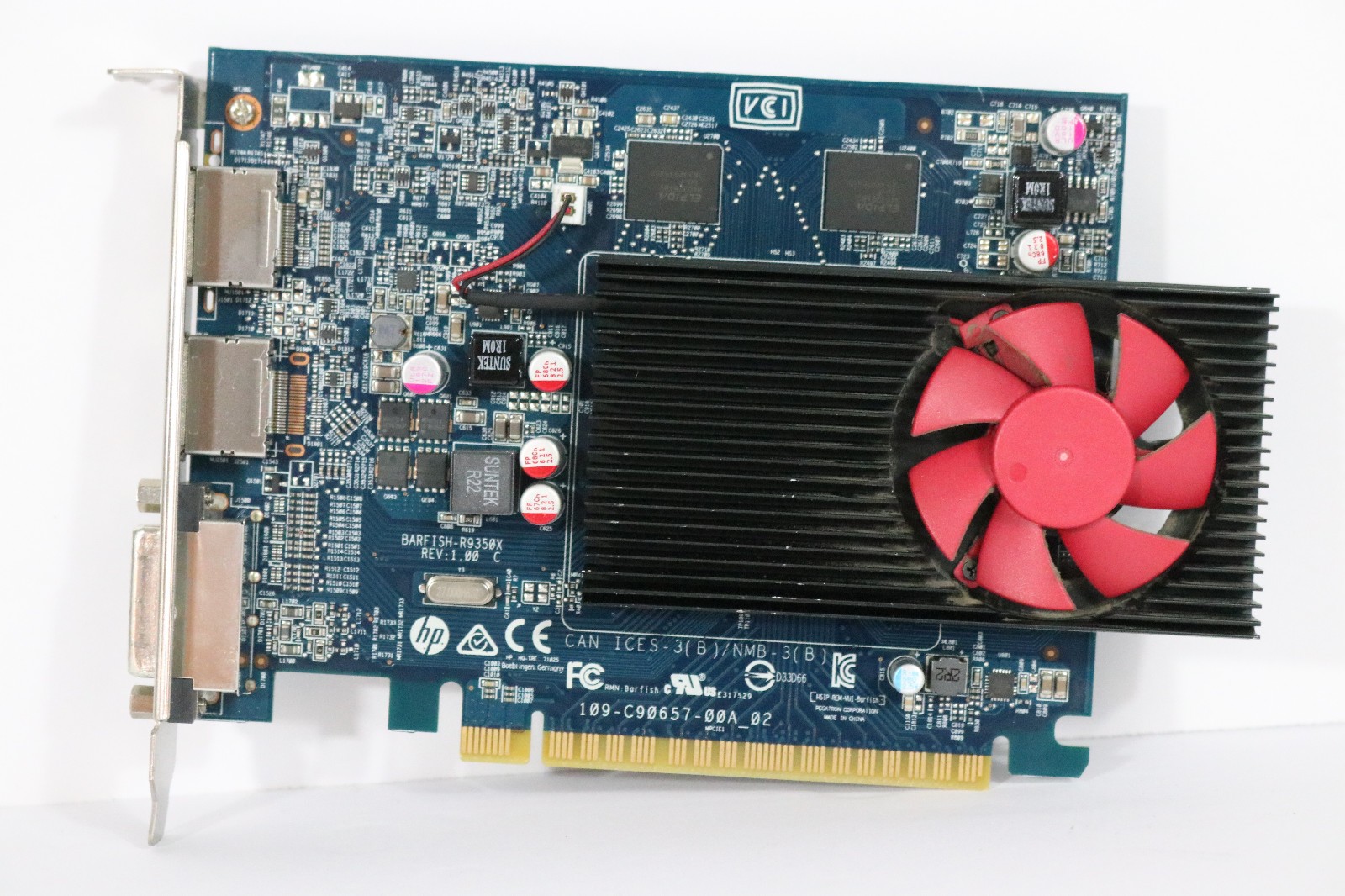 HP AMD R9 350 DVI Dual DP 2GB PCIe Video Graphics Card 802317-001 823963-001