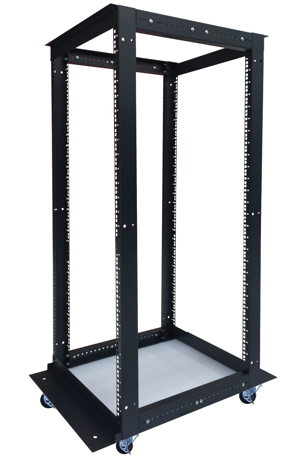 22U 4 Post Open Frame 19" Network Server Rack Relay Adjustable Depth 24"-37"
