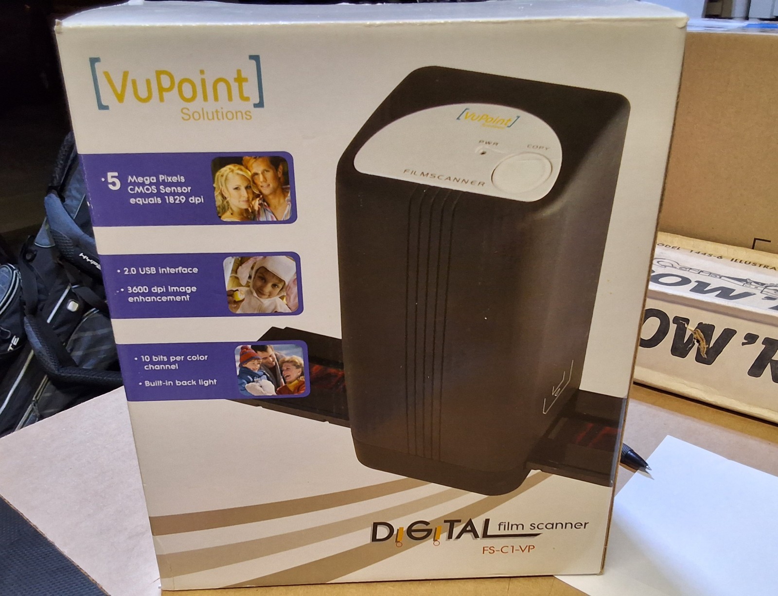 VuPoint Solutions Digital Film Scanner FS-C1-VP New in Box