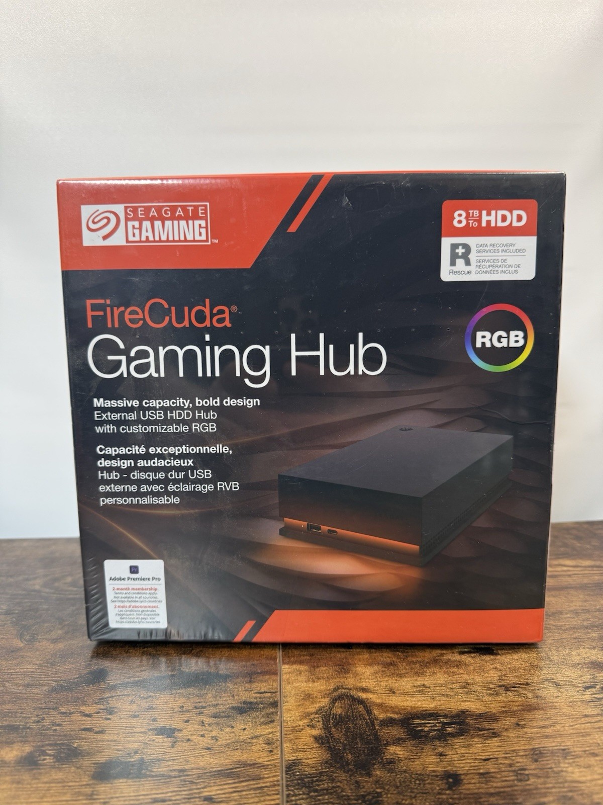 Seagate FireCuda Gaming Hub External Hard Drive HDD 8TB