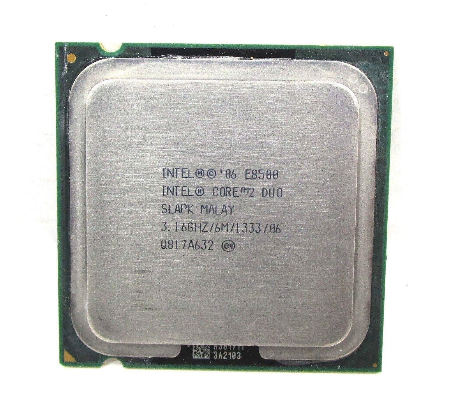Intel Core 2 Duo E8500 CPU 3.16 GHz 6MB LGA-775 Desktop Processor SLAPK SLB9K