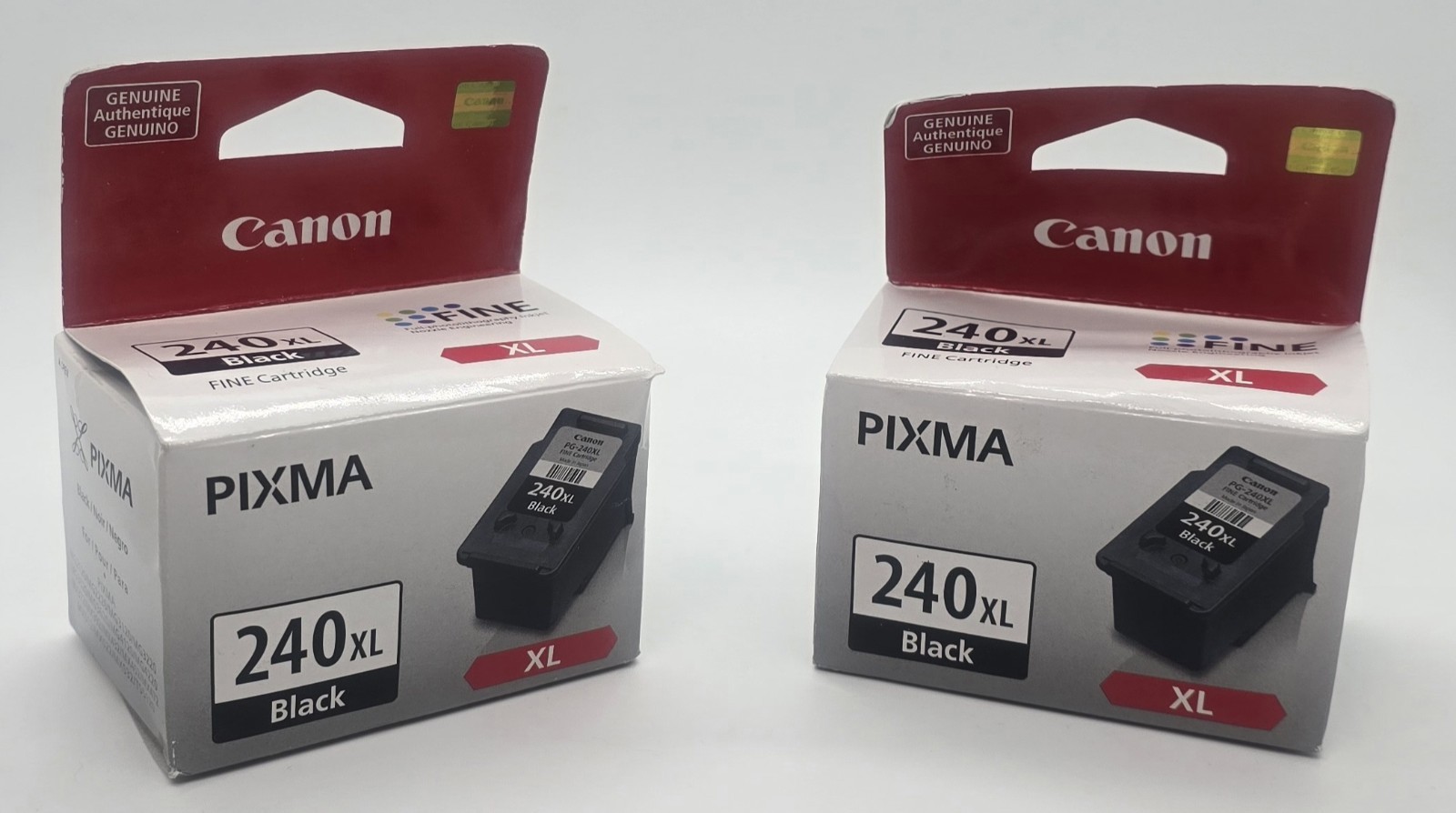 Genuine Canon BC-02 Black BJ Bubble Jet Ink Cartridge OEM New Sealed Bundle of 2