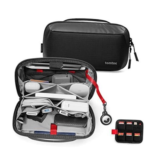 Electronic Organizer Accessory Pouch foracBook Charger, Cables, Power M Black